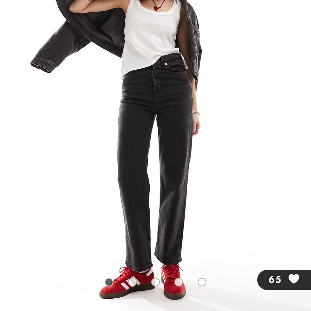 Black monki high waist jeans